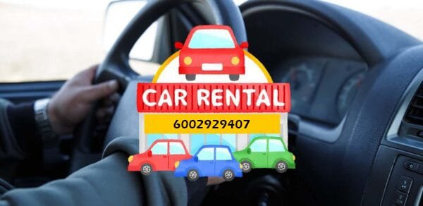 Guwahati Cityscape with Rental Car